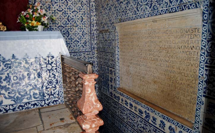 Capela da Memória, Nazaré interior
