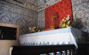 Capela da Memória, pormenor do altar, Nazaré