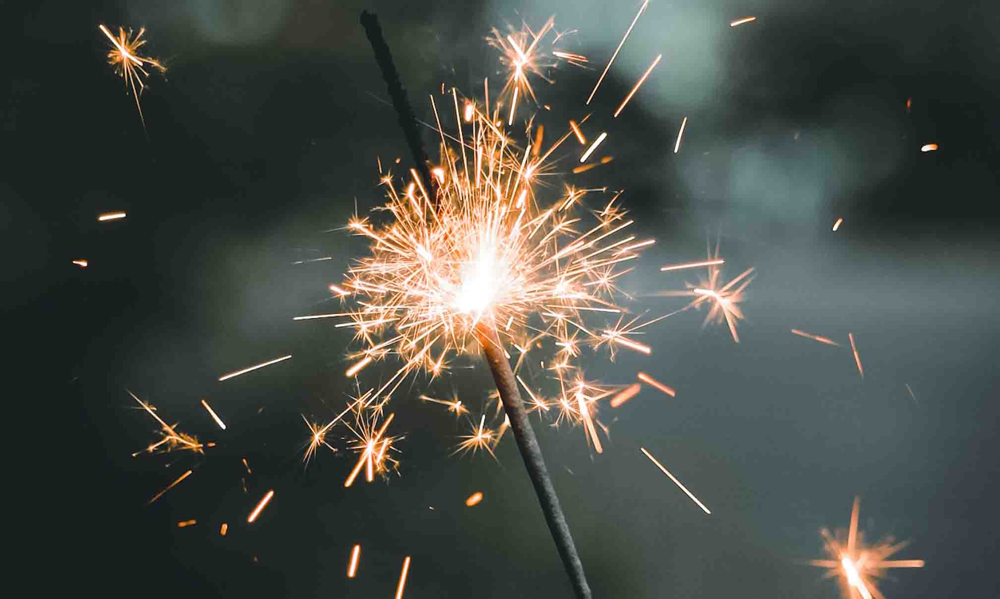 Fogo de artifício na Passagem de Ano na Nazaré